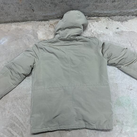 London Fog Heritage Jacket Womens Medium Gray Long Sleeves Front‎ Pockets Hooded - Picture 10 of 11